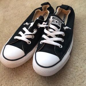 Converse BLACK Slip On Chucks Chuck Taylors